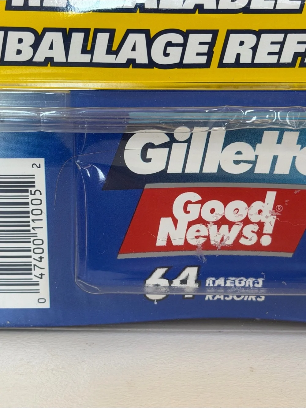 Gillette Good News! Blue Disposable Razors - Pack of 64 New Sealed